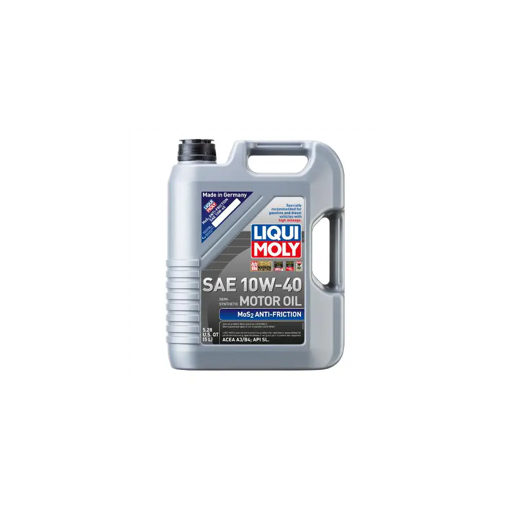MoS2 Antifriction SAE 10W-40 Motor Oil - 5L Jug - LIQ2043
